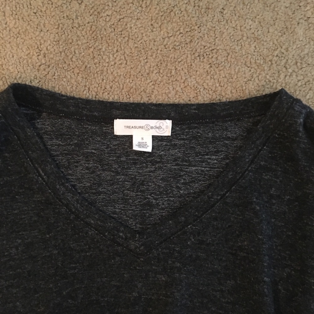 Nordstrom grey Treasure and Bond sweater